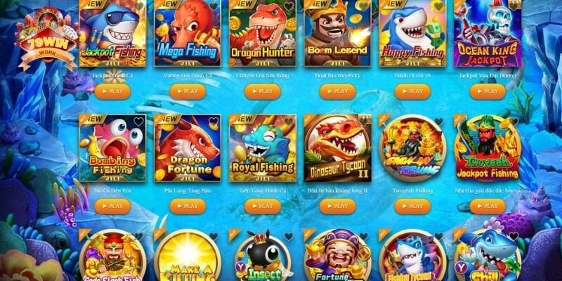 Những sảnh cược bắn cá 79win hot nhất