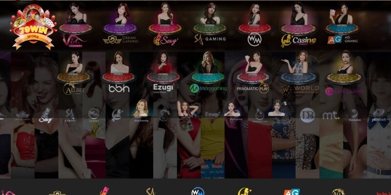 Một vài sảnh cược Casino 79win được yêu thích